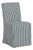 Slipcover for Stoffer Home x Cloth & Company for Lindy Slipcover Dining Chair in Jane Stripe Denim For Sale
