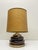 Mid-Century Modern Double Bubble Brown Glass Table Lamp, Italy, 1970s For Sale - Image 11 of 11