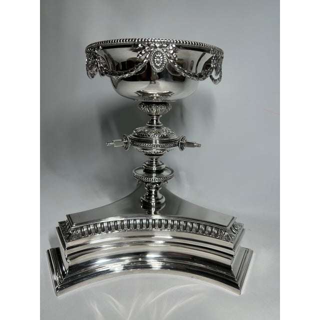 Unique 1-of-1 Elkington 'Chased Master' Tripartite Epergne: 1851/1871 Design Transition Model by Jeannest & Willms - 1 Piece For Sale - Image 16 of 18