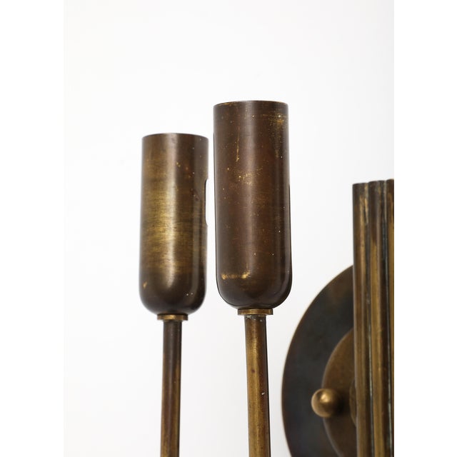 1940s Italian Brass Wall Light For Sale - Image 9 of 16