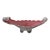 Vintage Murano Pink & White Aventurine Sculptural Centerpiece Bowl — Attributed to Fratelli Toso For Sale