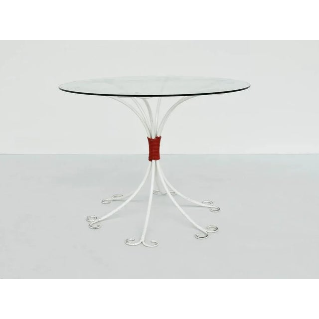 Outdoor Table and Chairs attributed to Lio Carminati, Italy, 1958, Set of 5 For Sale - Image 9 of 13