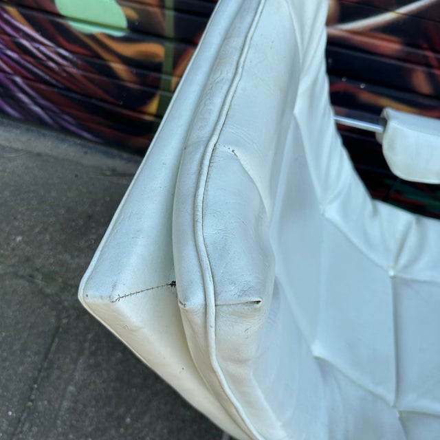 Milo Baughman Style Glider Chair Mid-Century Modern For Sale - Image 10 of 12