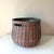 American Late 20th Century Willow Vine Weft Blanket Basket For Sale - Image 3 of 7
