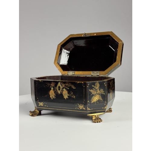 Chinese Export Style Tea Caddy For Sale - Image 6 of 16