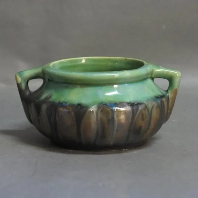 Jugendstil Hand Painted Ceramic Bowl by Gilbert Méténier For Sale - Image 6 of 6