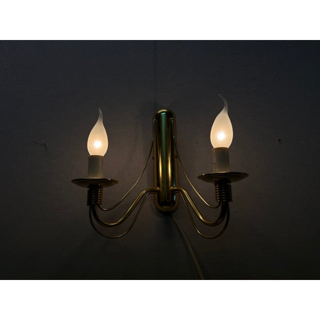 Double Wall Lamp attributed to E. R. Nele for Temde, 1960s For Sale - Image 11 of 18