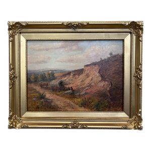 Late 20th Century Jan Prochazka (Czech, b.1957) Vintage Original Landscape Oil Painting , Framed