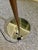 Metal Vintage 1960s Midcentury 3-Light Floor Lamp Attributed to Gerald Thurston for Lightolier ~ Silver and Brown Floor Lamp With 3-Way Switch For Sale - Image 7 of 14