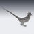 1900 - 1909 Antique German Silver Pheasant Statues, 1900, Set of 2 For Sale - Image 5 of 18