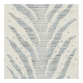 Schumacher Creeping Fern Fabric in Slumber Blue - 1 Yard For Sale
