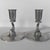 Art Deco Scandinavian Pewter Candlesticks with Sculptural Fish, Sweden, 1931, Set of 2 For Sale - Image 3 of 8