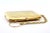 2-Tone Gold Toiletry Box with Diagonal Stripes, Sun Engraved Lid and Mirror For Sale - Image 11 of 12