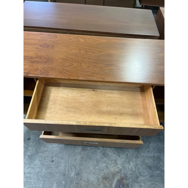 1960s Mid Century Modern Credenza in Warm Walnut For Sale - Image 17 of 17