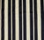 Ralph Lauren "Waterline" Black/French Vanilla Striped Cotton- 5 Yards For Sale