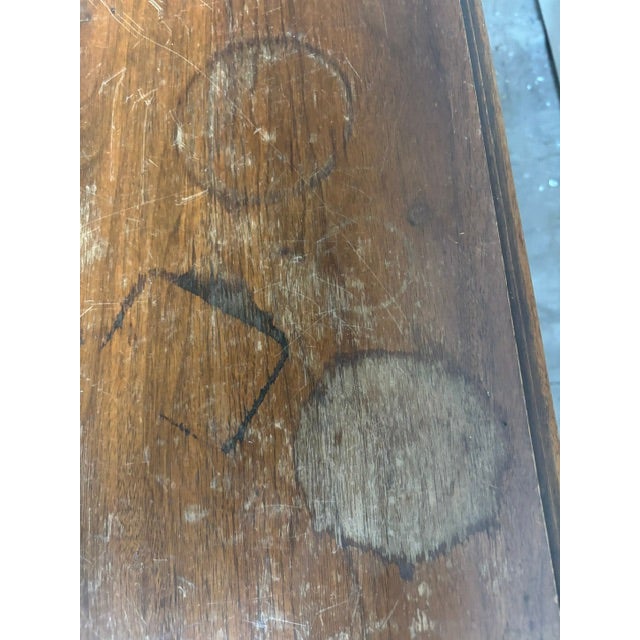 Early 20th Century Fratino Style Walnut Console Table For Sale In Chicago - Image 6 of 7
