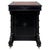 A refined 19th-century English Davenport desk, distinguished by its dramatic ebonised finish, rich red leather writing...