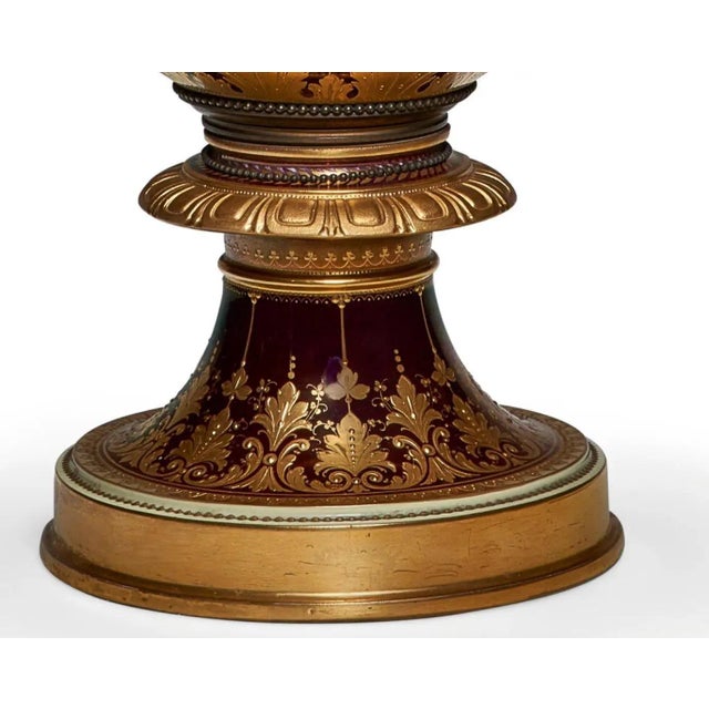 An Exceptional Berlin KPM Iridescent Jeweled Porcelain Vase "The Spring Dance" For Sale In New York - Image 6 of 8