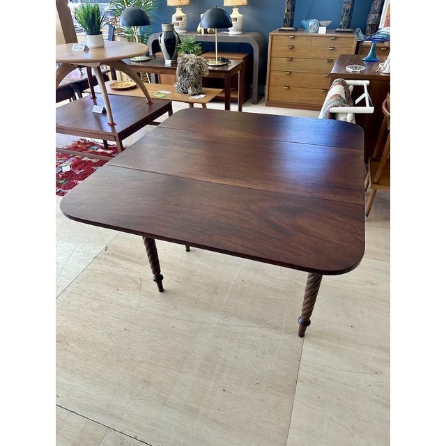 19th Century Mahogany Drop Leaf Table For Sale - Image 15 of 18