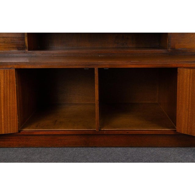 Vintage Brown Cabinet Display For Sale - Image 10 of 18