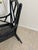 Mid 20th Century Chinese Chippendale Style Black Faux Bamboo Armchair For Sale - Image 9 of 12