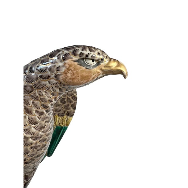 Late 19th Century Japanese Meiji Falcon For Sale - Image 4 of 10