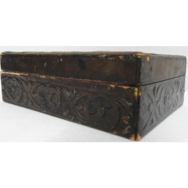 Art Deco Italian Leather Box With Celebration For Sale - Image 4 of 10