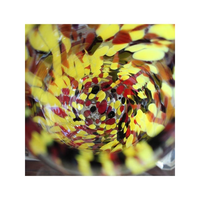 Murano Glass Spotted Vase, 1970s For Sale - Image 8 of 9