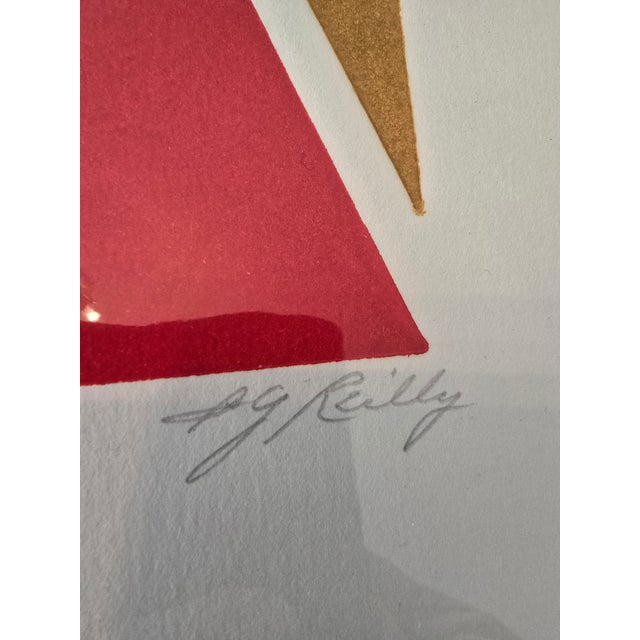 1970s Vintage Signed Artist Proof Mid Century Modern Lithograph For Sale - Image 5 of 7