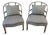 Restoration Hardware (Rh) French Couturier’s Chairs Pair (2) For Sale