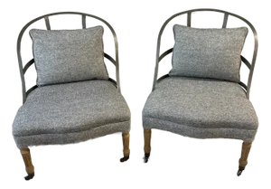 Restoration Hardware (Rh) French Couturier’s Chairs Pair (2)