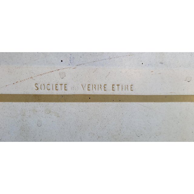 Brown Parisian Metro Bench, 1930s For Sale - Image 8 of 10