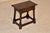 19th Century English Carved Oak Joint Stool For Sale - Image 4 of 7