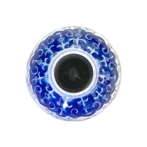 Antique Chinoiserie Porcelain Vase For Sale - Image 4 of 8