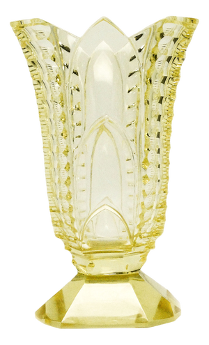 Art Deco Alexandrite Vase from Moser, Czechoslovakia, 1930s
