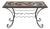 Mediterranean Style Console Table and Wine Rack For Sale