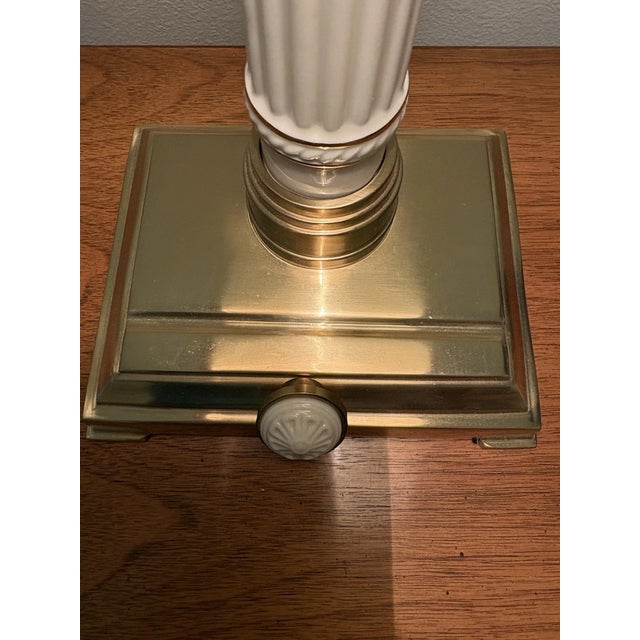Mid-Century Modern Vintage Lenox Bankers Piano Desk Lamp by Quoizel For Sale - Image 3 of 6