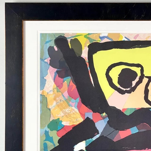 1973 Karel Appel (Dutch, 1921-2006) - Untitled Abstract Screenprint, Signed/Framed For Sale In Philadelphia - Image 6 of 9