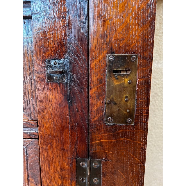 Late 19th Walnut Nine Drawer Tall French Carved Chest or Siffonier For Sale - Image 11 of 12