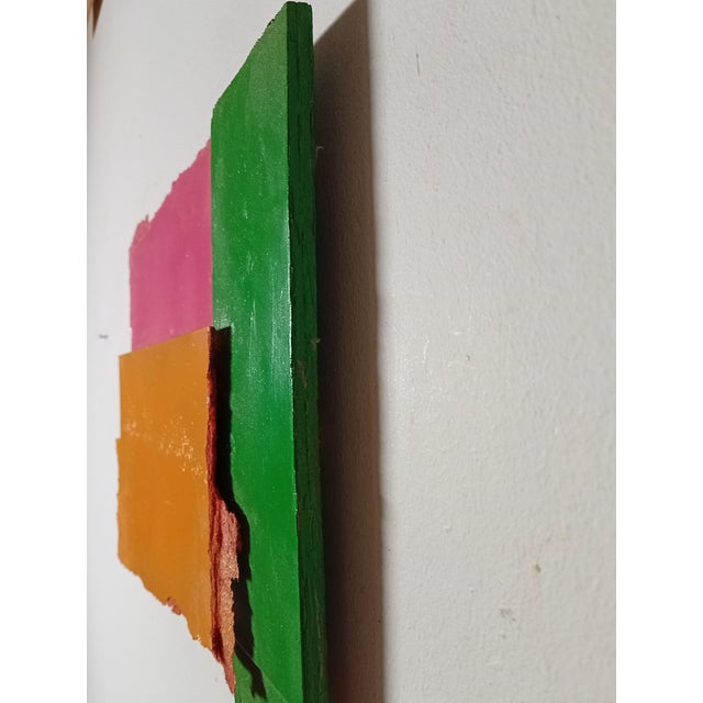 2020s Contemporary Abstract Aerosol on Assembled Masonite (Isorel) "Untitled 165" by Andre Debono For Sale - Image 5 of 7