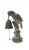 Metal Mid 20th Century Vintage Ornate Metal Tabletop Perched Bird Bell For Sale - Image 7 of 7