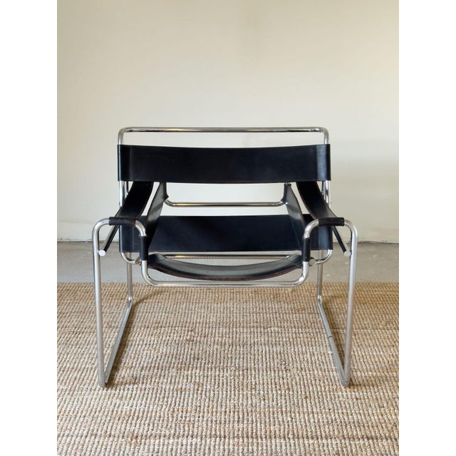 Gavina Wassily B3 Lounge Chair attributed to Marcel Breuer for Gavina, 1970s For Sale - Image 4 of 18