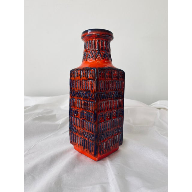 Brutalist Vase from Bay Keramik, Germany For Sale - Image 6 of 11