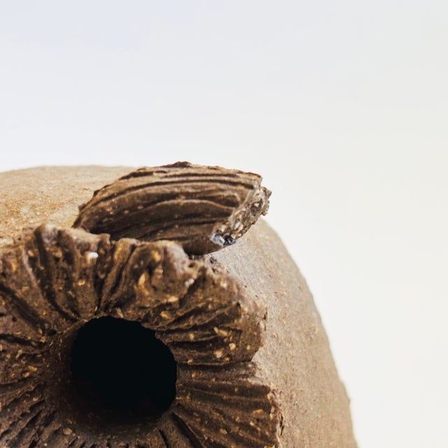 Original Vintage Margaret Hudson Earth Art Pottery Owl For Sale - Image 9 of 11