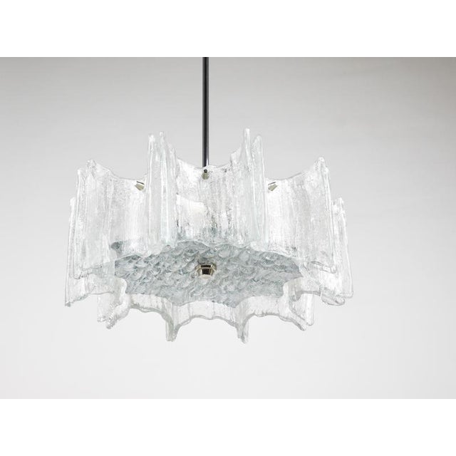 Vienna Ice Glass Star Chandelier by J. T. Kalmar for Kalmar, Austria, 1960s For Sale - Image 15 of 18