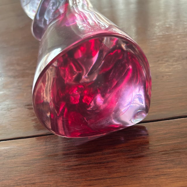 Glass Rare Mid Century Hand Blown Chinese Scholar Figurine For Sale - Image 7 of 7