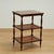 Brown Pair of Vintage British Colonial Style Three Tiered Stands For Sale - Image 8 of 16