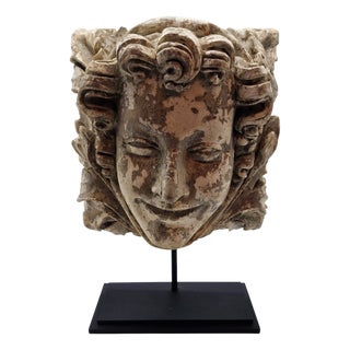 Mask with Womans Head, 1950s For Sale