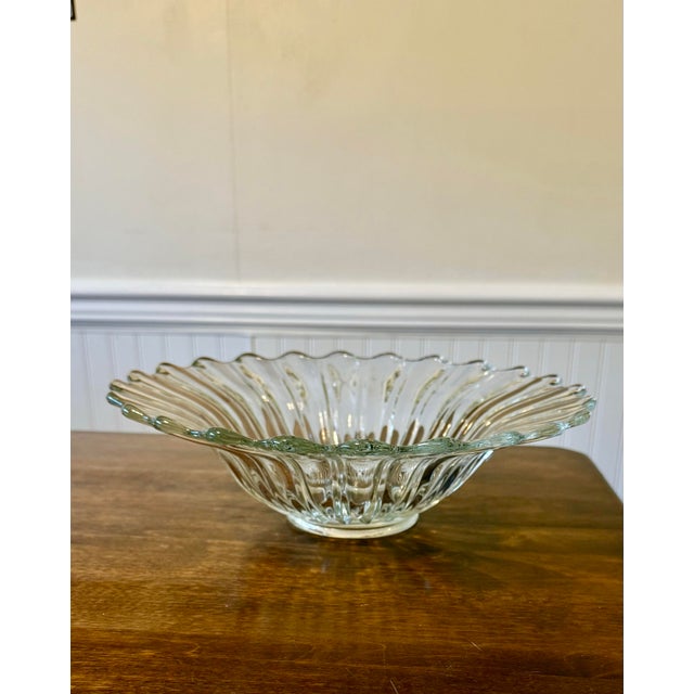 Heisey Crystolite Flared Serving Bowl For Sale - Image 11 of 12
