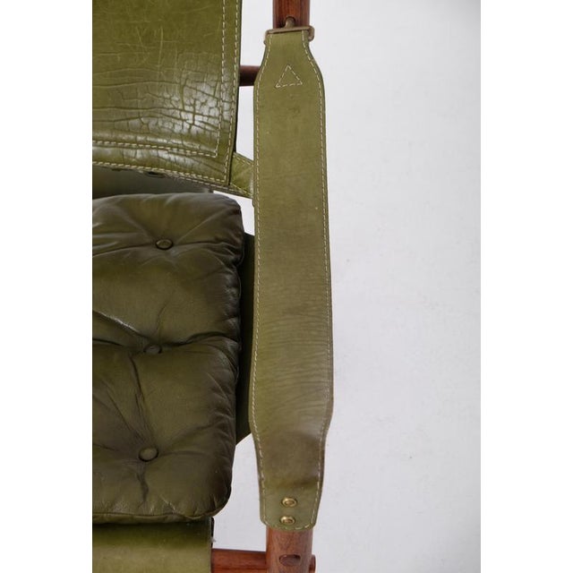 Brown Sirocco Chair attributed to Arne Norell, Sweden, 1970s For Sale - Image 8 of 12